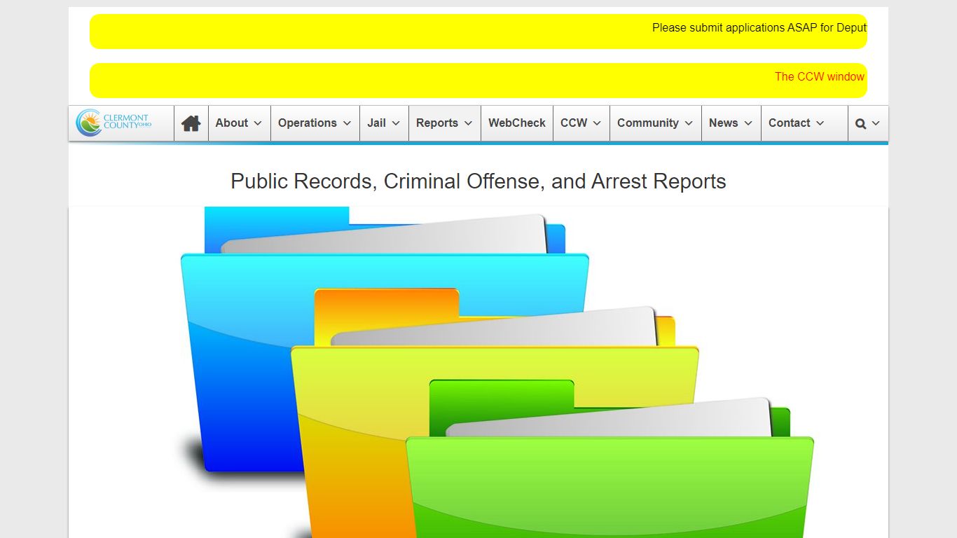 Public Records, Criminal Offense, and Arrest Reports